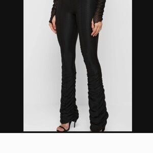Maniere De Voir Black Flare Pants